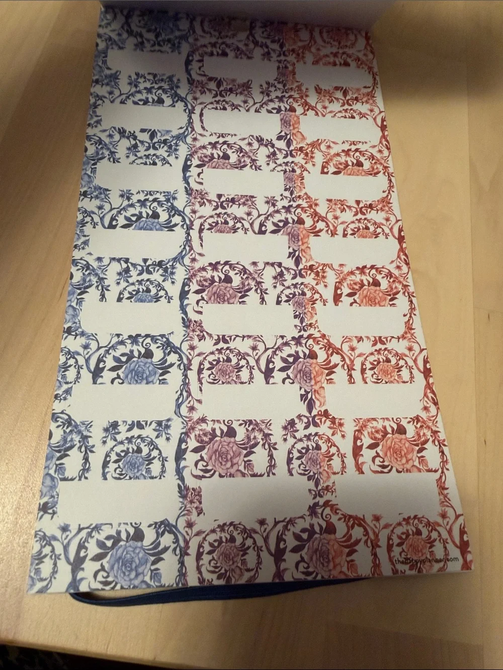 Happy Planner Shibori Classic Sticker Sheets - Blue